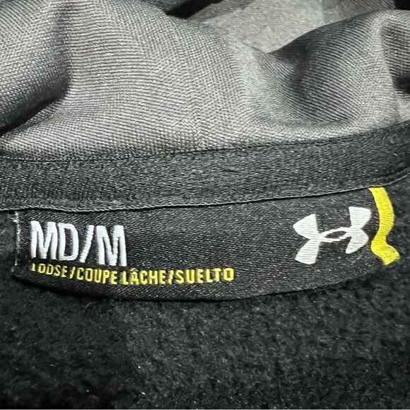Under Armour hooded sweatshirt grey size medium slim fit - Picture 6 of 9